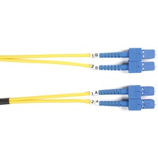 Black FOSM-002M-SCSC 2m Single Mode Fiber Patch Cable Sc To Sc Connect