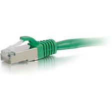 C2g 00836 14ft Cat6 Snagless Shielded (stp) Network Patch Cable - Gree