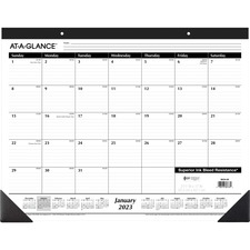 Acco AAG SK2400 At-a-glance Monthly Desk Pad Calendar - Julian Dates -