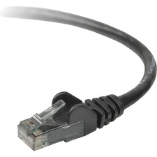 Belkin A3L980-05-BLK Rj45 Category 6 Patch Cable - 5 Ft Category 6 Net