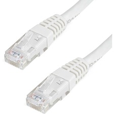 Startech C6PATCH8WH 8ft Cat6 Ethernet Cable - White Molded Gigabit - 1