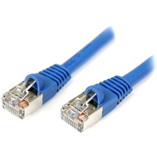 Startech 6F4783 10 Ft Blue Snagless Shielded Cat5e Patch Cable - Make 