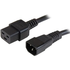 Startech PXTC14C19143 Cable  3feet 14 Awg Computer Power Cord C14 To C