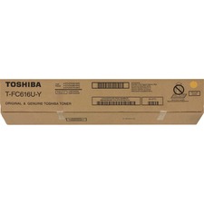 Original Toshiba TFC616UY Toner Cartridge - Yellow - Laser - 39200 Pag