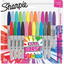 Newell SAN 1949557 Sharpie Color Burst Permanent Marker - Fine Marker 