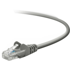 Belkin A3L791-01-S 1ft Cat5e Snagless Patch Cable, Utp, Gray Pvc Jacke