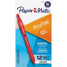 Newell PAP 2126543 Paper Mate Profile Gel Pens - 0.5 Mm Pen Point Size