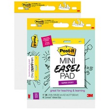 3m MMM 577SS2PK Post-itreg; Post It Super Sticky Mini Easel Pad - 1 Su