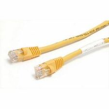 Startech M45PATCH6YL 6 Ft Yellow Molded Cat5e Utp Patch Cable - Catego