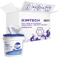 Kimberly KCC 06211 Kimtech Wettask Wipers For Disinfectants And Saniti