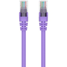 Belkin A3L980-75-PUR-S Rj45 Category 6 Snagless Patch Cable - 75 Ft Ca