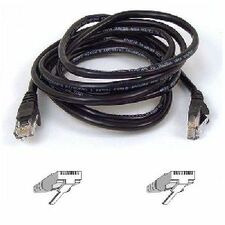 Belkin A3L791-06-BLK 6ft Cat5e Patch Cable, Utp, Black Pvc Jacket, 24a