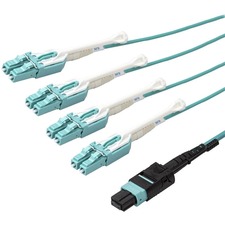 Startech MPO8LCPL1M .com 1m 3 Ft Mpo  Mtp To Lc Breakout Cable - Plenu