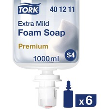 Essity TRK 401211 Tork Extra Mild Foam Soap - 401211 - For S4 Dispense