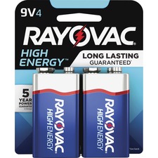 Energizer RAY A16044TK Rayovac Alkaline 9-volt Batteries - For Multipu