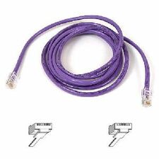 Belkin A3L791-03-PUR-S Patch Cable - Rj-45 (m) - Rj-45 (m) - 3 Ft - Ut