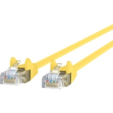 Belkin A3L980-12-YLW-S Rj45 Category 6 Snagless Patch Cable - 12 Ft Ca