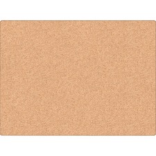 U UBR 2873U0001 Cork Canvas Bulletin Board - Natural Cork Surface - Se