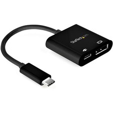 Startech CDP2DP14UCPB Usb C To Displayport Adapter With 60w Power Deli