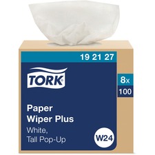 Essity TRK 192127 Paper Wiper Plus White W24 - Tork Paper Wiper Plus W