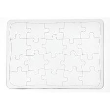 Ashley ASH 10719 Ashley Blank White Puzzle