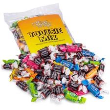 Office OFX 00658 Office Snax Tootsie Roll Assortment -, Lime, Cherry, 