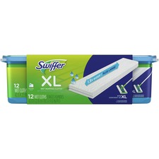 Procter AVE 74471 Swiffer Sweeper Xl Wet Mopping Pads - 12 Per Pack - 