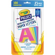 Pacon PAC P1647CRA Pacon Self-adhesive Paper Letters - Self-adhesive -