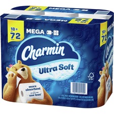 Procter PGC 01450 Charmin Ultra Soft Bath Tissue - 2 Ply - 244 Sheetsr