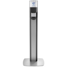 Gojo GOJ 7316DSSLV Purellreg; Messenger Es6 Silver Panel Floor Stand W