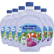 Colgate CPC US05262ACT Softsoap Aquarium Design Liquid Hand Soap - Fre