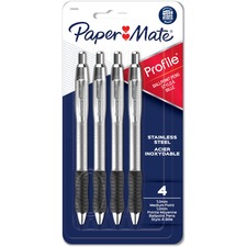 Newell PAP 2130508 Paper Mate Profile Retractable Ballpoint Pens - 1 M