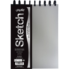 Pacon PAC P4770 Ucreate Disc Bound Sketch Book - 50 Sheets - Disc - 9