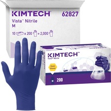 Kimberly KCC 62827 Kimtech Vista Nitrile Exam Gloves - For Rightleft H