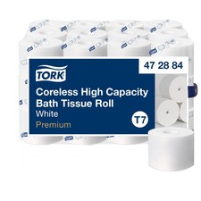 Essity TRK 472884 Tork Coreless High-capacity Toilet Paper Roll White 