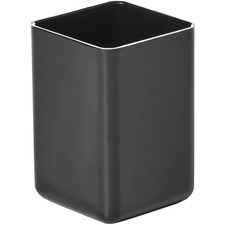 Deflecto DEF 63908 Antimicrobial Pencil Cup Black - 3.6