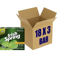 Colgate CPC 114177CT Irish Spring Bar Soap - Fresh Clean Scent - 3.75 