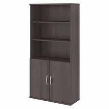 Bush BSH STC015SG Bush Business Furniture Studio C 5 Shelf Bookcase Wi