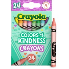 Crayola CYO 520130 Colors Of Kindness Crayons - Multi - 24  Pack