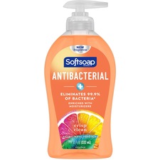 Colgate CPC US03562ACT Softsoap Antibacterial Soap Pump - Crisp Clean 