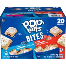 Kelloggs KEB 11683 Pop Tarts Bites Variety Pack - Frosted Strawberry, 