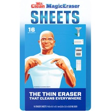 Procter FAO 90618 Mr. Clean Magiceraser Sheets - Sheet - 16  Pack - Wh