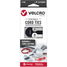 Velcro VEL-30816-USA Wrap,cord Ties,12pk,ast