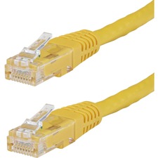 Startech C6PATCH3YL 3ft Cat6 Ethernet Cable - Yellow Molded Gigabit - 