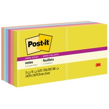 3m MMM 65412SSJOY Paper,3x3,ast,12padspk