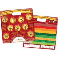 Ashley ASH 98005 Ashley Pizza Fractions Smart Poly Busy Board - 10.8