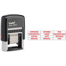 Trodat USS E4822 Trodat U.s. Stamp Amp; Sign 12 Message Stamp - Messag