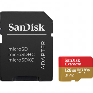 Sandisk SDSQXA1128GAN6M Extreme, Microsdxc, Memory Card, 128gb, Uhs-i,