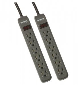 Minuteman MMS362P Ups Mm- 2 Pack Power Strips With 3ft Cord, 241j