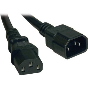 Tripp  Computer Power Extension Cord - 13a, 16awg (iec-320-c14 To Iec-